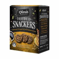 Balsamic Vinegar & Caramelised Onion Seeded Snackers - Pack of 6