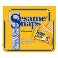 Sesame Snaps with Coconut - Pack of 24