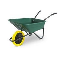 The Shire Green Poly Barrow 90 Litre