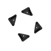 Extra (Pack of 4) Protective Plastic Feet, Black - RF4