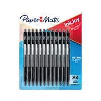 Inkjoy 300Rt Ballpoint Medium 1.0mm Tip Black Pack of 24 - 2223762