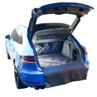 Porsche Macan (2014 Onwards) Tailored Quilted Boot Liner - Black 629