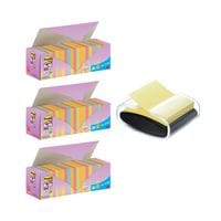 Super Sticky Z-Notes 76x76mm Energy Colour Cabinet Pack of 24