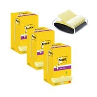 Super Sticky Z-Notes 76x76mm 90 Sheet Yellow Pack of 12