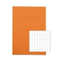 Exercise Book 80 Page A4 10mm Squares Orange Contract Pack of 50 - VEXV668-268-6