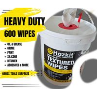 Pack of 600 Heavy Duty Extra Large Textured Wipes Hands Tools Surfaces Tough on Oil Grease Adhesives and More - ESW600
