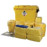 Industrial Depot Site Chemical Spill Kit In Wheelie Bin Treats 800 Litres - CRFT