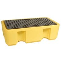 COSHH Storage Yellow Bunded Pallet 2 x 205l Drum Capacity - BPFE2