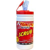 Pack of 80 Painterz Wipes Hands Tools Surfaces Tough on Paint Caulk Silicon Adhesives and More - PWS80/3