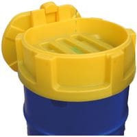 Drum Funnel with Lid Spill FRee Filling of Drums Built In Debris Strainer - DFKL