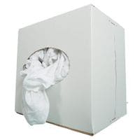 5kg Premium White High Cotton Cloths In Dispenser Box Industrial Cleaning and Wiping - B1512
