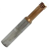 M12 x 1.75 Pitch Solid Carbide 3 Teeth Thread Mill for Use on Steel M12 x 1.75 Pitch SCTMST3T M12