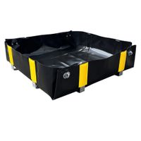 Compact Portable Spill Bund with 250L Capacity - 1000x1000x250mm
