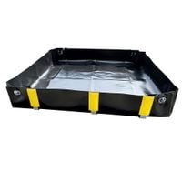 Compact Portable Spill Bund with 562L Capacity - 1500x1500x250mm OSS-CPSB562