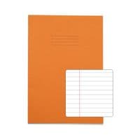 Exercise Book 80 Page A4 8mm Ruled Orange Contract (Pack of 50)