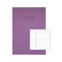 Exercise Book 80 Page A4 8mm Ruled Purple Contract (Pack of 50)