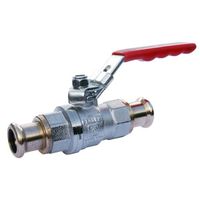 15mm PS5 Full Bore Brass -Ball Valve Chrome Plated Xpressure Ends 24231