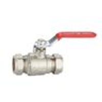 Lever Ball Valve -Red Handle 28mm - PRLBV28RED