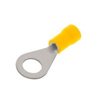 Qcrimp Pre-Insulated Terminal Ring -Yellow 6mm - QYR6