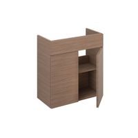 Aliano Semi Recessed Panel Walnut 600mm x 141.5mm - 385002