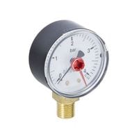 1/4in 0-10 Bar Bottom Connection Pressure Gauge 50mm Dial - CPSFE122009