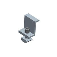 Silver -End Clamp 30mm Panel -Thickness