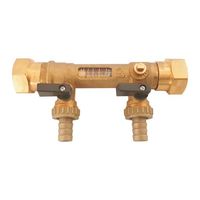 1in Flow Meter 8-38 -L/-M with 3/4 Flush and Fill Valves - 10405702