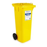 120 Litre Oil Only Spill Kit 2 Wheeled Bin