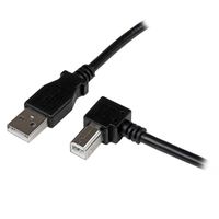Com 3m USB 2.0 A to Right Angle B Cable mm