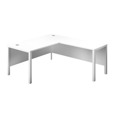 Tc 1800 X 800 Goal Post Right Hand Return Desk Whi At Zoro Goal Post Right Hand Return Desk, Small Right Hand Return Desk