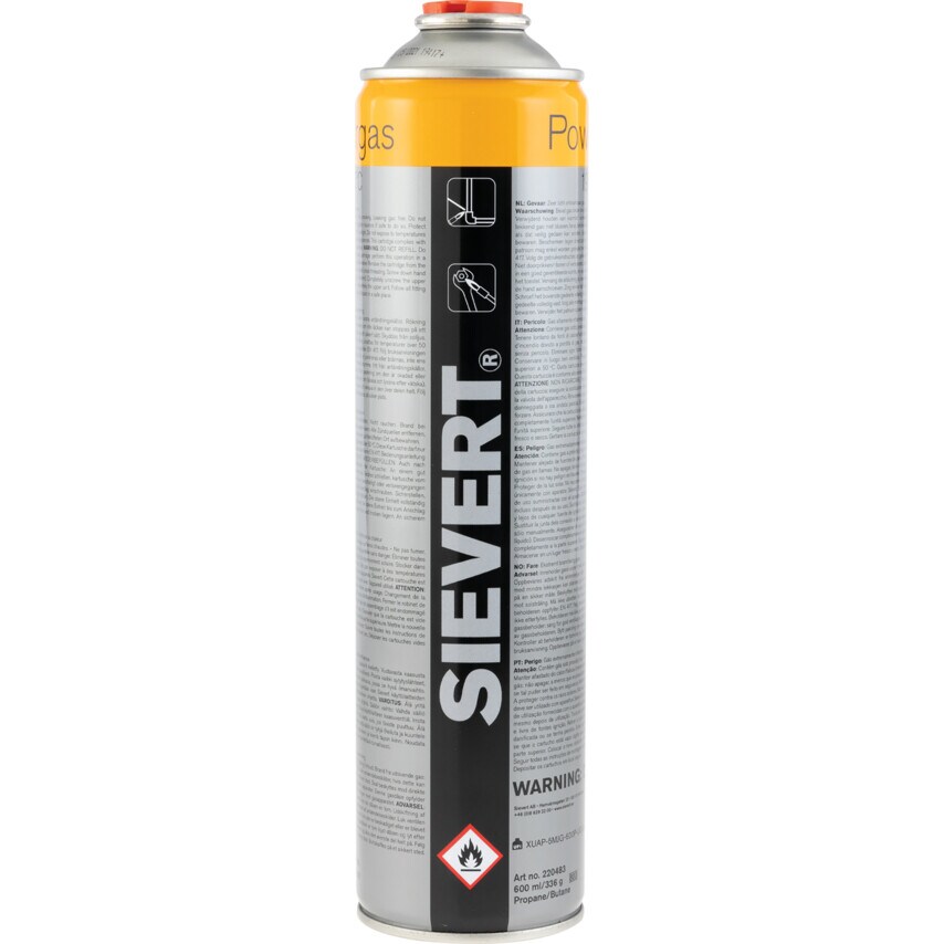 Shop Sievert P2204CA 336GM Propane/Butane Mix Disposable Self Seal Gas