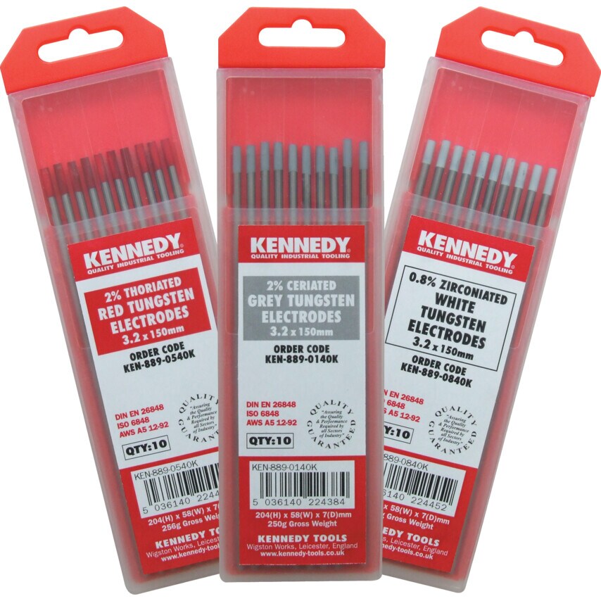 Kennedy 4.0MM Zirconiated White Tungsten Electrode at Zoro