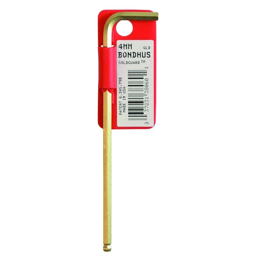 Bondhus BL1.5G Gold Ballend Hex Key 1.5mm, 38050
