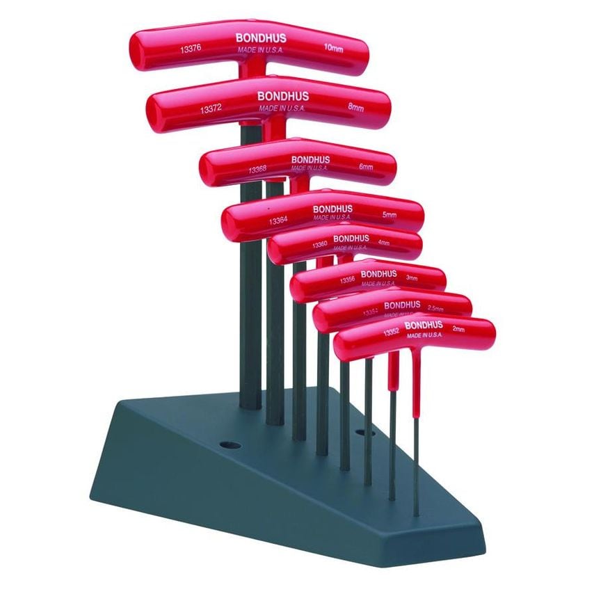 HTX80MS8 Piece 2-10mm Hex T-Handle Set, 13389