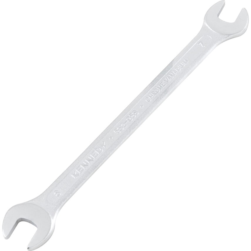 Uxcell Etric Double Open End Wrench Chroe Plated, 19 X 22