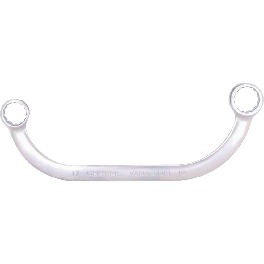 Kennedy-Pro Metric Double End Ring Spanner, Chrome Vanadium Steel, 17mm x 19mm