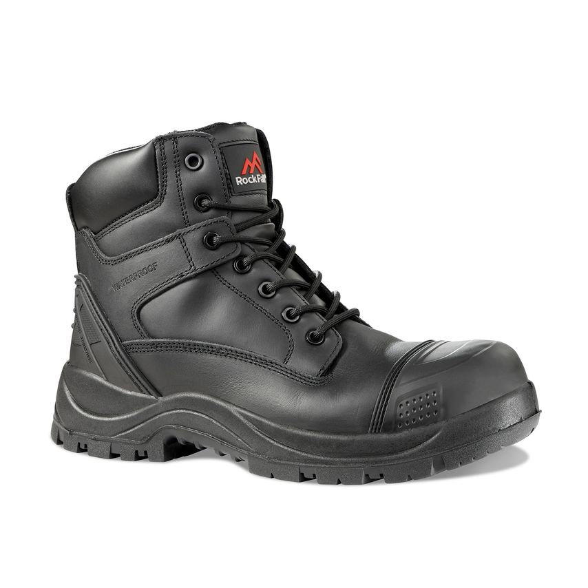 Rock Fall RF460 Slate Black Waterproof Safety Boot Size 11