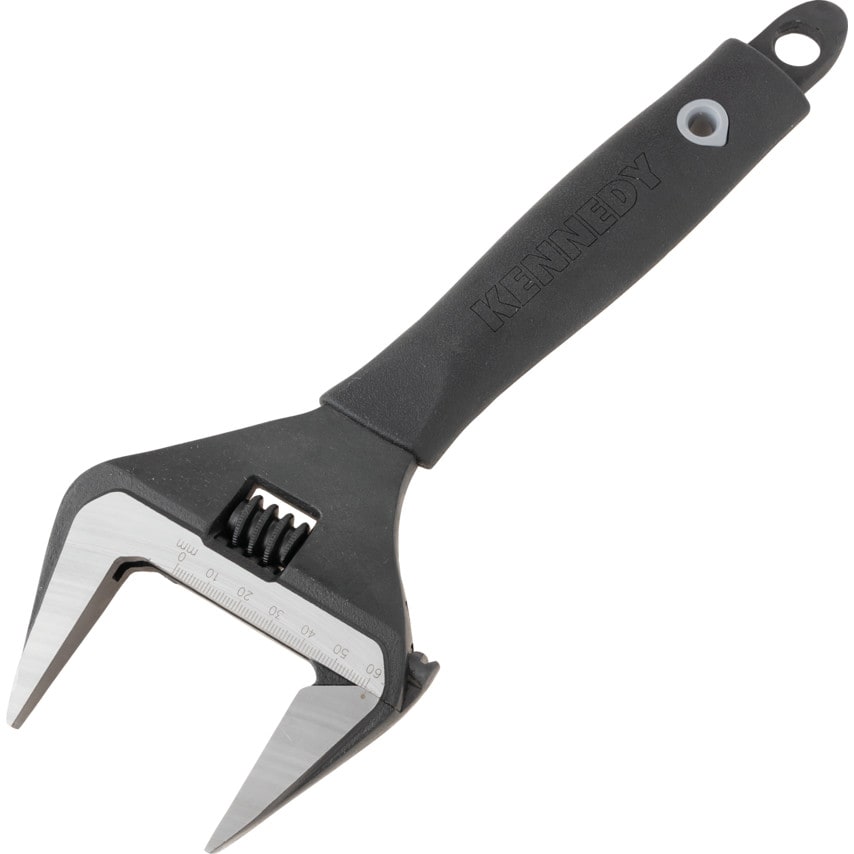 Kennedy Wide Jaw Adjustable Spanner, Steel, 12IN./ at Zoro