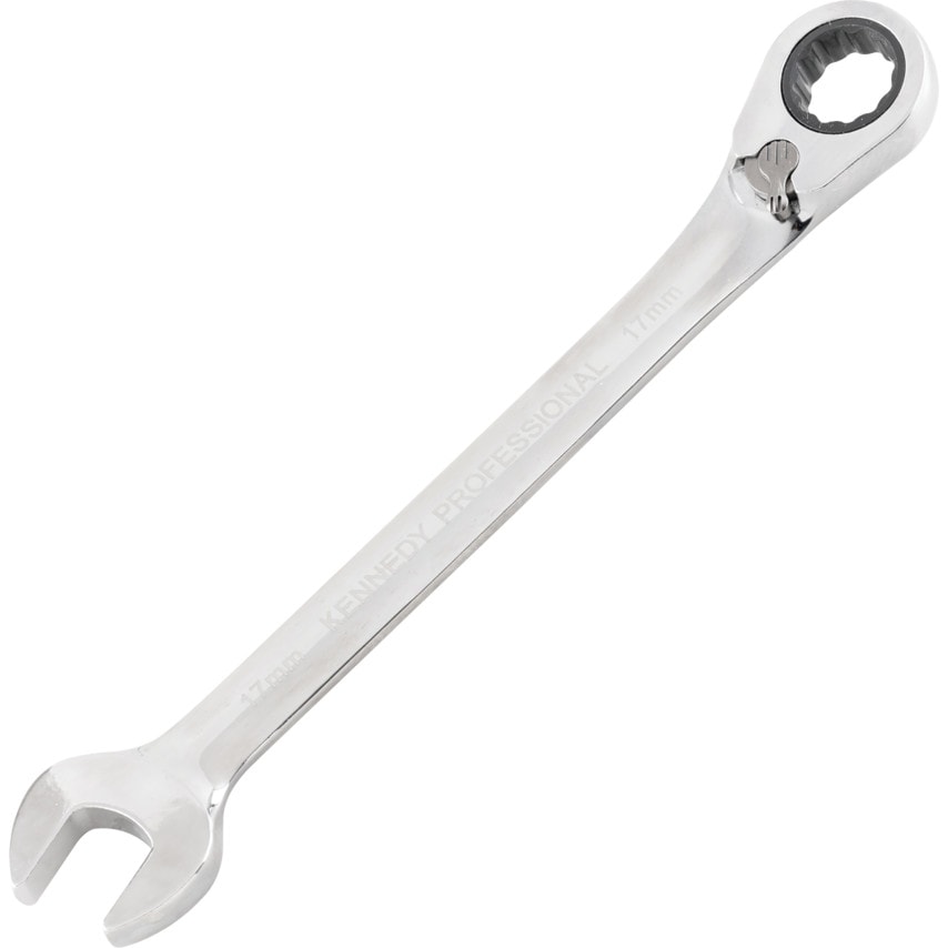 Shop KennedyPro Metric Combination Ratchet Spanner, Fixed Head