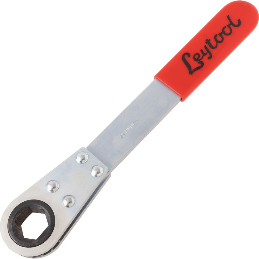 Metric Single End Ring Ratchet Spanners, Carbon Steel, 6 Points