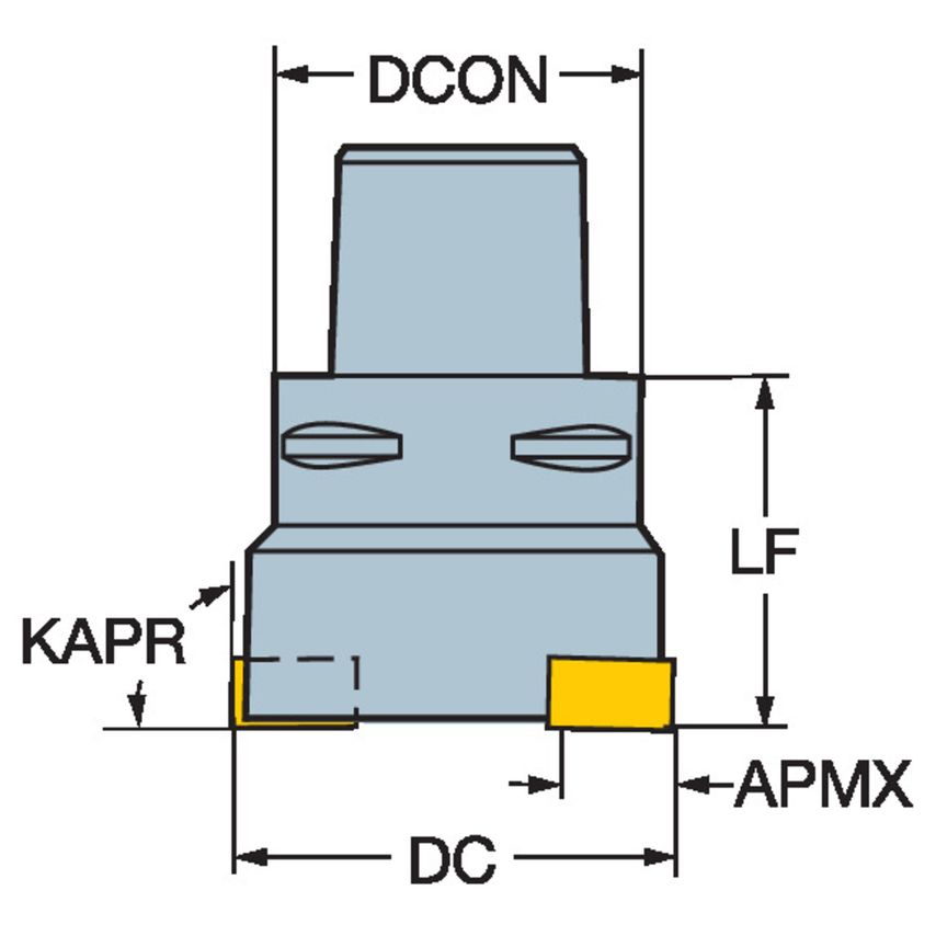 Sandvik Coromant R215-A085C8-25M Face Mill