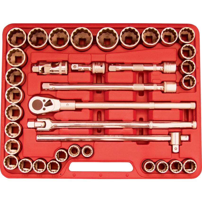 KennedyPro MM/Inch Professional Socket Set 3/4" S at Zoro