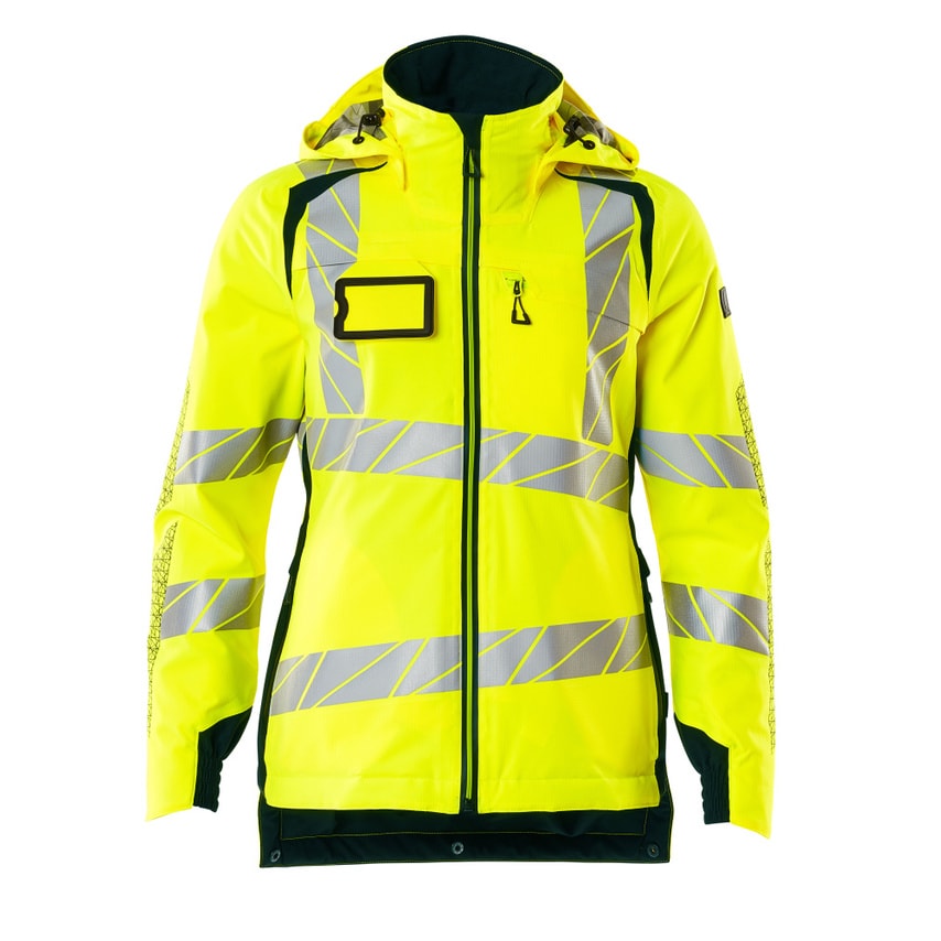 Mascot 19045-449 Women's Accelerate Safe Winter Jacket - Hi-vis Yellow/Dark Navy