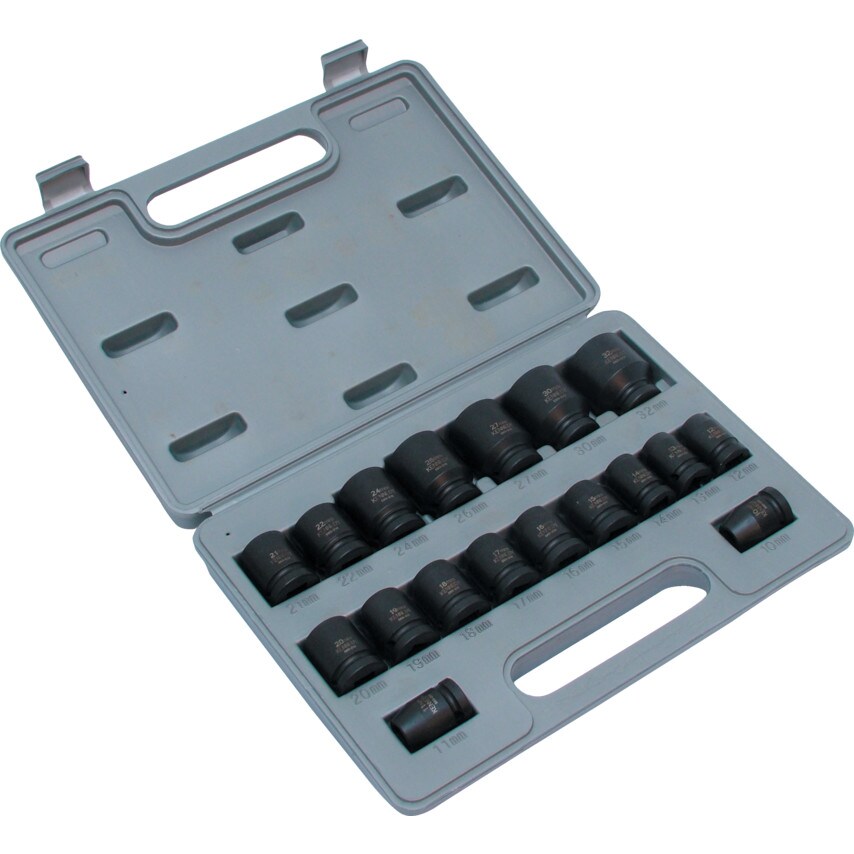 Kennedy PM18M 18Pce 1/2" Sq Dr Impact Socket Set Zoro UK