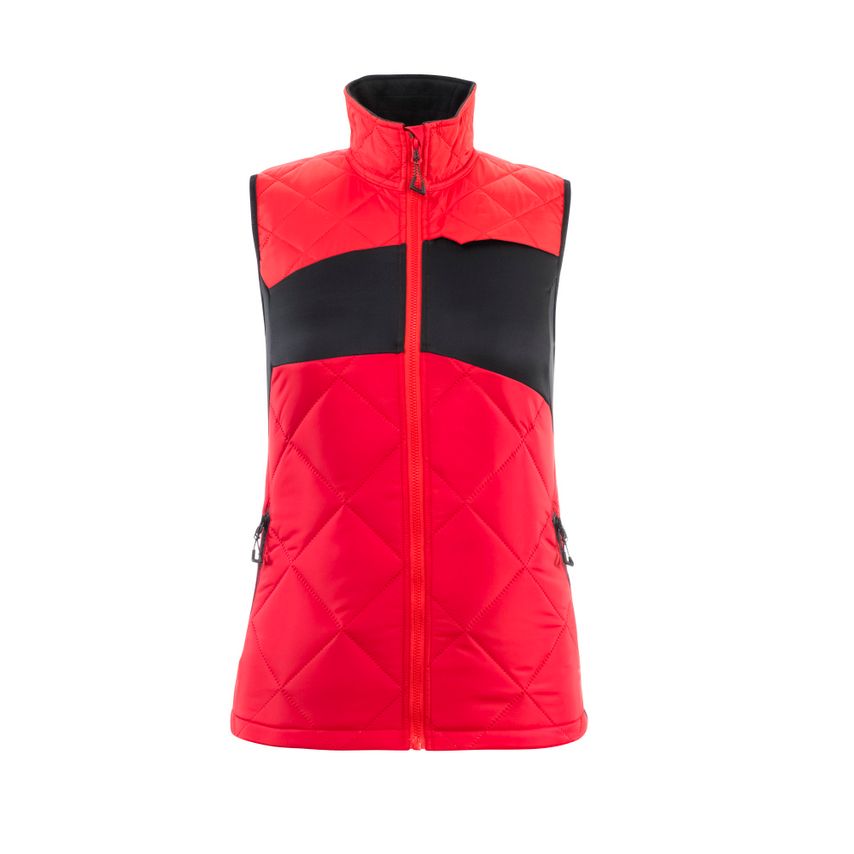 Mascot 18075-318 Women's Accelerate Winter Gilet - Traffic Red/Black - 5XL