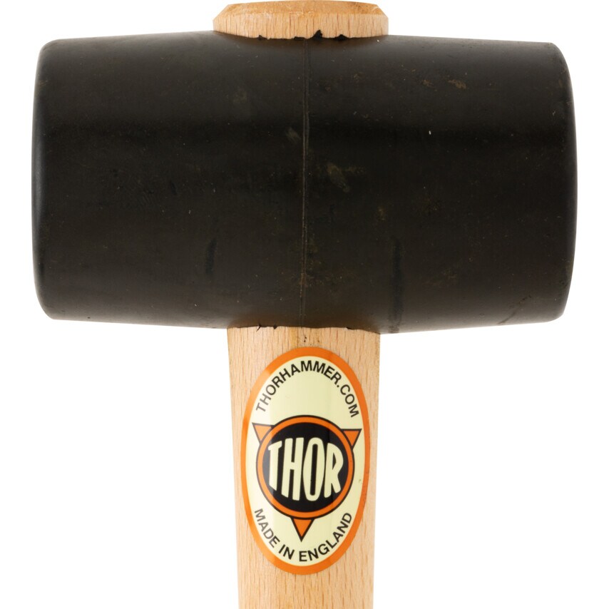 Thor Wood Shaft 11.46oz Rubber Mallet - Picture 3 of 3