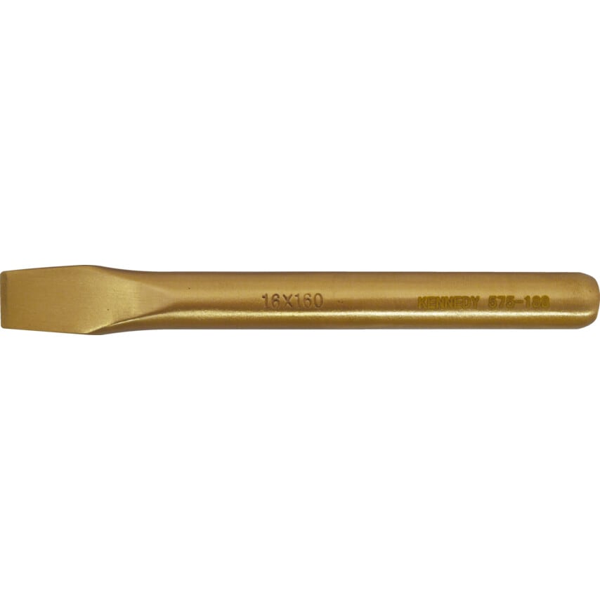 Shop Kennedy 25 x 240mm Spark Resistant Flat Cold Chisel BeCu Tools & Machining, Cutting and