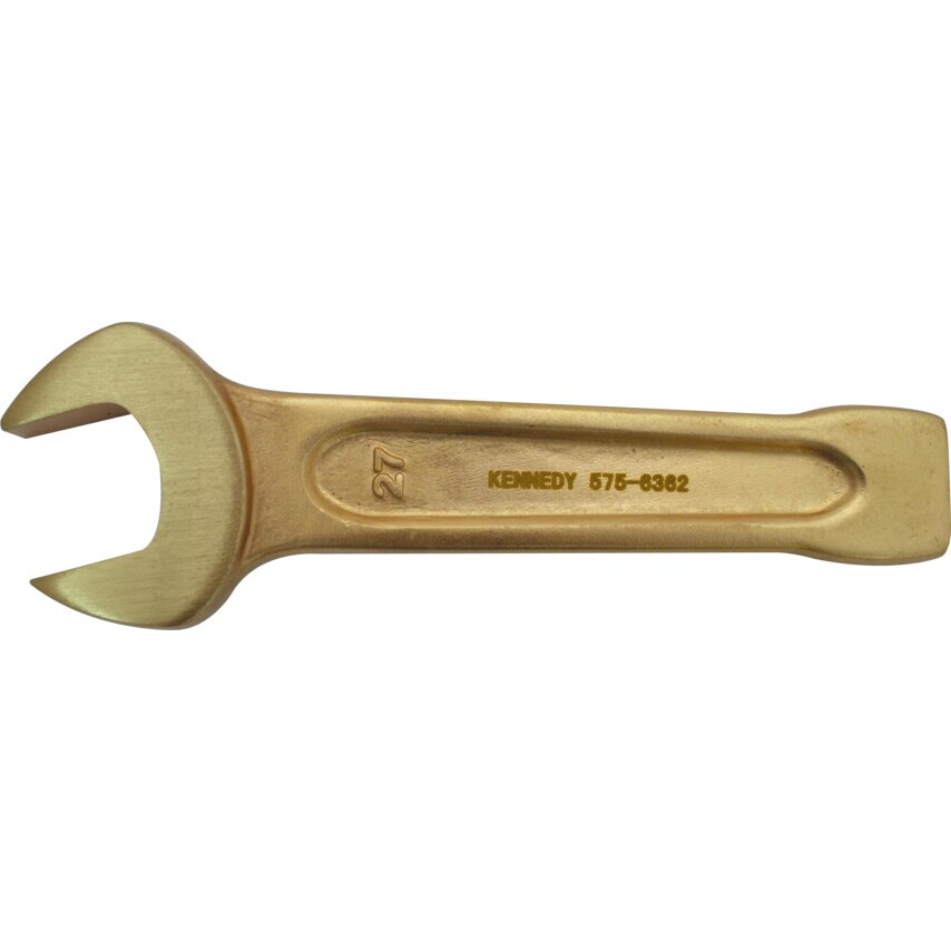 Kennedy 60mm Spark Resistant O/End Slogging Wrench Be-Cu- you get 2