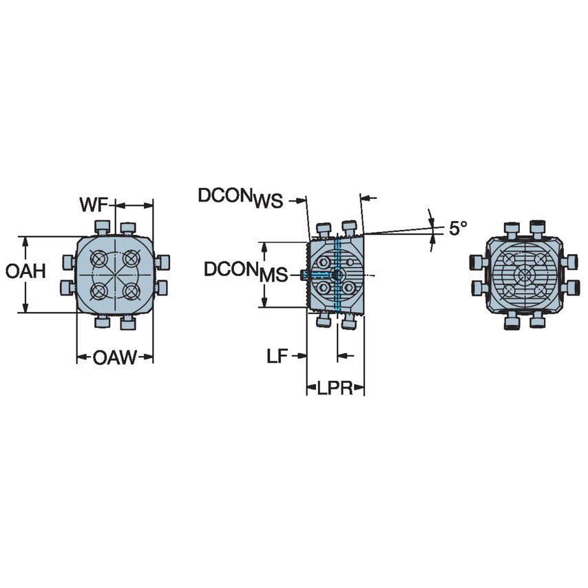 Sandvik Coromant 570-4-32-40-050-RA Mini Turret