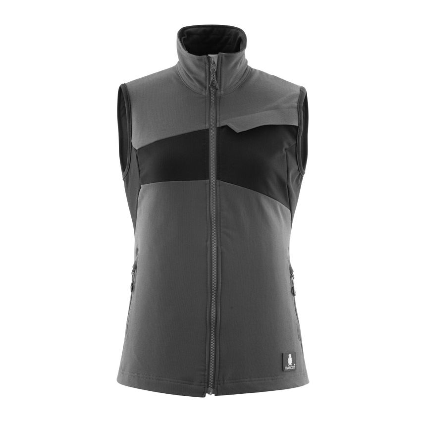 Mascot 18375-511 Women's Accelerate Gilet - Dark Anthracite/Black - 4XL